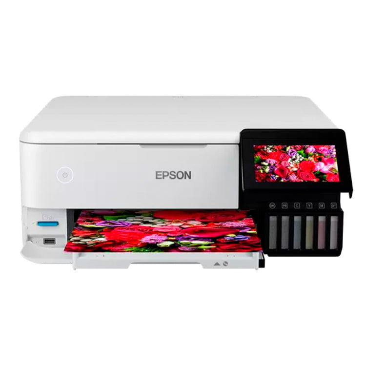 Billede af printeren Epson EcoTank ET-8500 med hvid baggrund